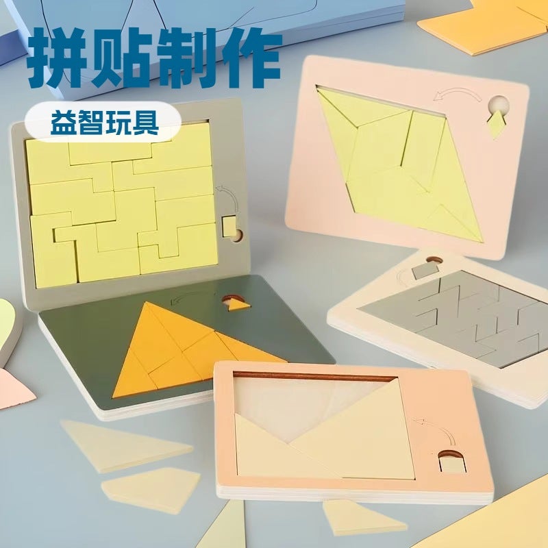 There Is A Puzzle Out Of Nothing Puzzle Puzzle Puzzle Toy Level Ten Difficulty Challenge Impossible Wooden Puzzle Students Children - Image 2